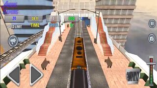 Railroad Train Simulator Games - Challenge Mode Level 17 Using New Train