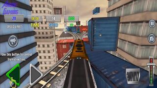 Railroad Train Simulator Games - Challenge Mode Level 17 Using New Train