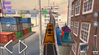 Railroad Train Simulator Games - Challenge Mode Level 17 Using New Train