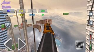 Railroad Train Simulator Games - Challenge Mode Level 17 Using New Train