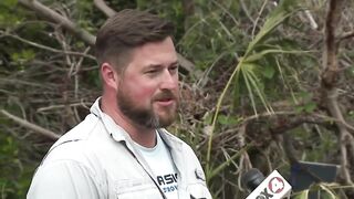 Helicopter used to remove boats from mangroves on Fort Myers Beach