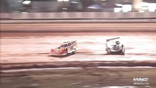 Boom Briggs Goes For a Wild Ride During Lucas Oil Late Models Heat Race at Golden Isles