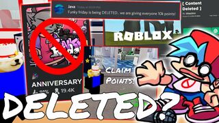 funky friday/MORE GAMES ARE GETTING DELETED OFF ROBLOX.. (banned)