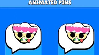 Brawl Stars New Animated Pins | EVE, New Skin Pins & More