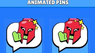 Brawl Stars New Animated Pins | EVE, New Skin Pins & More