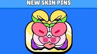 Brawl Stars New Animated Pins | EVE, New Skin Pins & More