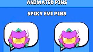 Brawl Stars New Animated Pins | EVE, New Skin Pins & More