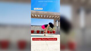 Indian Yogini POWER YOGA FLOW | VYAGHRASANA SURYANAMASKAR | ROCKET YOGA | YIN YOGA POSES | Yoga Girl