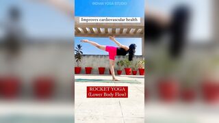 Indian Yogini POWER YOGA FLOW | VYAGHRASANA SURYANAMASKAR | ROCKET YOGA | YIN YOGA POSES | Yoga Girl