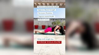 Indian Yogini POWER YOGA FLOW | VYAGHRASANA SURYANAMASKAR | ROCKET YOGA | YIN YOGA POSES | Yoga Girl