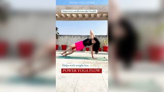 Indian Yogini POWER YOGA FLOW | VYAGHRASANA SURYANAMASKAR | ROCKET YOGA | YIN YOGA POSES | Yoga Girl