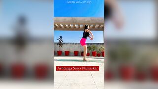 Indian Yogini POWER YOGA FLOW | VYAGHRASANA SURYANAMASKAR | ROCKET YOGA | YIN YOGA POSES | Yoga Girl