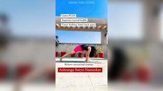 Indian Yogini POWER YOGA FLOW | VYAGHRASANA SURYANAMASKAR | ROCKET YOGA | YIN YOGA POSES | Yoga Girl