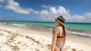 Playa Del Carmen Beach Walk Tour // Riviera Maya Mexico