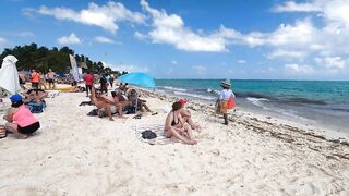 Playa Del Carmen Beach Walk Tour // Riviera Maya Mexico