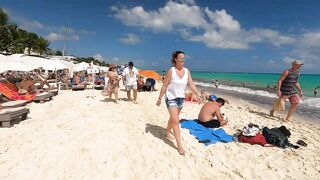 Playa Del Carmen Beach Walk Tour // Riviera Maya Mexico