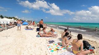 Playa Del Carmen Beach Walk Tour // Riviera Maya Mexico