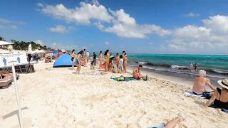 Playa Del Carmen Beach Walk Tour // Riviera Maya Mexico