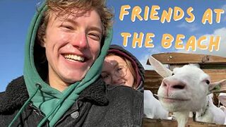 i took my best friend to the beach (and we met goats)