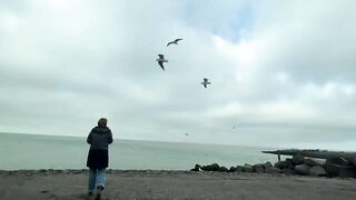 i took my best friend to the beach (and we met goats)