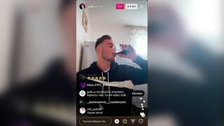 Galik Úr mentegetőzése instagram live Part 1