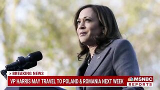 Harris Could Travel To Poland And Romania Next Week