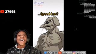 IShowSpeed Reacts To Talking Ben Anime For 3 Minutes ????