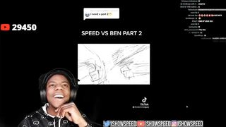 IShowSpeed Reacts To Talking Ben Anime For 3 Minutes ????