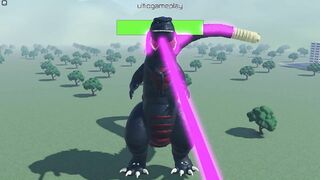 Evolution of Shin Godzilla Atomic Breath In Roblox Games