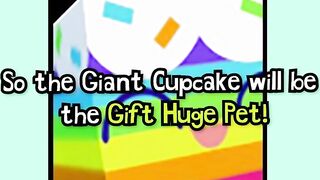 ????New *FREE* RAINBOW HUGE CUPCAKE in Pet Simulator X (Roblox)