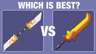 Double Edge Sword vs Rageblade - Roblox Bedwars