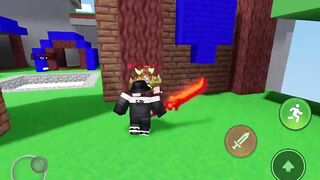 Double Edge Sword vs Rageblade - Roblox Bedwars