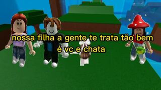 História ROBLOX | A menina q não obedecia os país é se deu mal