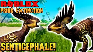 Roblox Prior Extinction - NEW Fictional Dinosaur SENTICEPHALE!