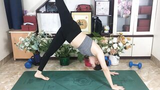 [줌마] 3분 레깅스 와 함께만에 땀나는 스트레칭???? Stretching Yoga, Hot Yoga, Yoga hip up, Yoga Flow, Full Body Strech #23