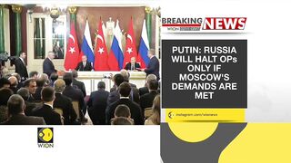 Russian President Vladimir Putin sets conditions to end Moscow's invasion in Ukraine | English News