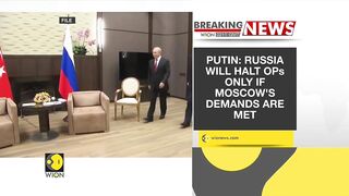 Russian President Vladimir Putin sets conditions to end Moscow's invasion in Ukraine | English News