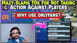 Mazy on why players rename ONLYFANS | Players promoting 18+ platform??