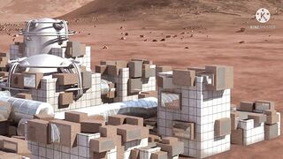 Mars perseverance rover capture Models for the homes that will be built in the future on Mars