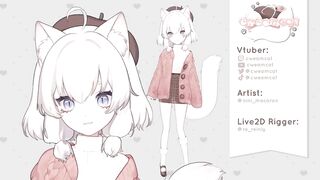 【Live2D Model Showcase】Cweamcat