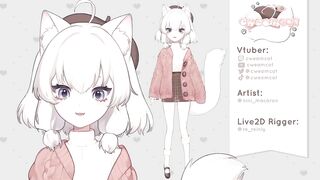 【Live2D Model Showcase】Cweamcat