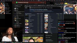 Asmongold checks most played games on Steam