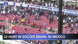 SOCCER BRAWL: More than 20 people were hurt during soccer game in Mexico