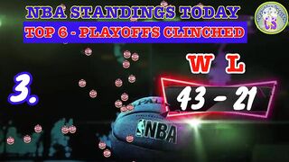 NBA STANDINGS TODAY | NBA GAMES SCHEDULE MARCH 7, 2022 | NBA REGULAR SEASON 2021 - 2022