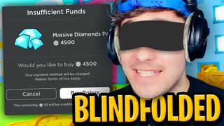 Calixo Plays Roblox While Blindfolded... ???????? #shorts