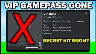 VIP RANK DELETED... (Roblox Bedwars)