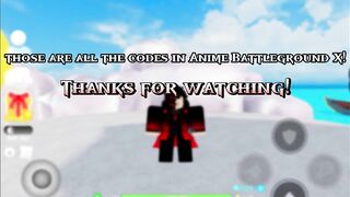 All Codes In Anime Battleground X [Roblox]