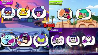 EVERY TRIO IN BRAWL STARS | ANIMATED PINS EDITION