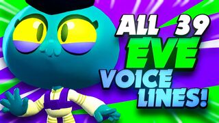 ALL 39 EVE VOICE LINES WITH ANIMATIONS & PINS