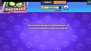 10. SEZONUN TÜM GÖREVLERİNİ YAPTIM!!! BRAWL STARS